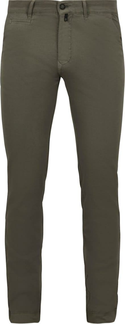Pierre Cardin Chino Castres Olijfgroen - Maat W 35 - L 32 - Heren
