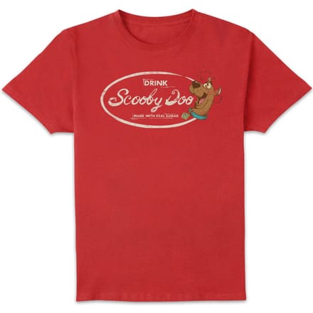 Scooby Doo Cola Men's T-Shirt - Red - S