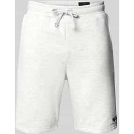Sweatshorts met elastische band en tunnelkoord