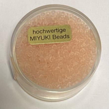 9660-214 Jap. Miyukirocailles - 2,2mm - transp.mat rose - 12 gram