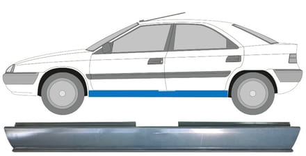 Volledige dorpel voor Citroen Xantia 1993-2001 / Links