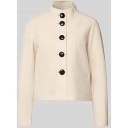 Regular fit blazer van Mix van viscose en wol