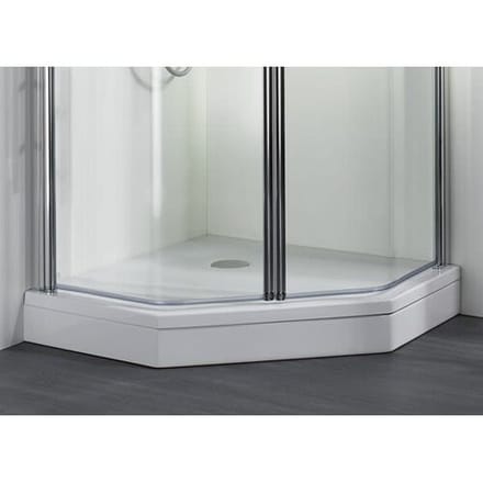 HSK apron for acrylic shower tray 90 x 90 pentagon