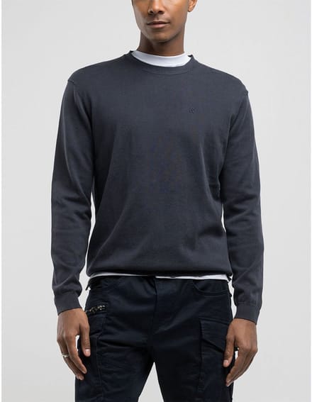 Replay Uk4723.000.g23374a Trui Grijs M Man