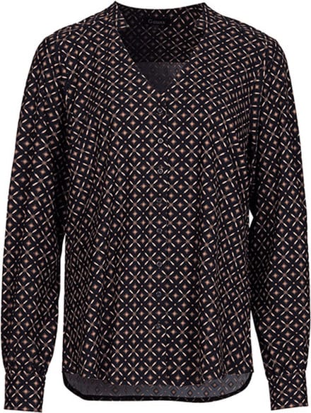 G-Maxx blouse Ranya - Zwart/kleurenmix