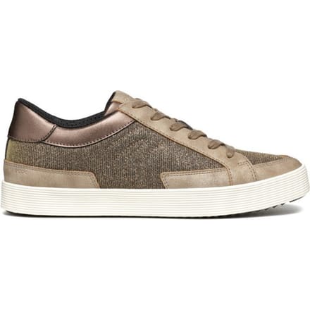 GEOX - maat 38- D BLOMIEE Dames Veterschoenen - TAUPE