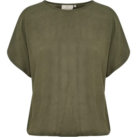 Kaffe blouse amber stanley Donkergroen-46 (L)