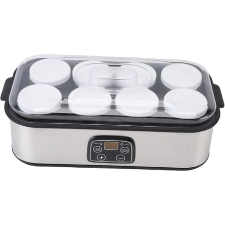 Yoghurtmaker Machine 0 48 Uur Timer 8 Bekers Automatische Temperatuurregeling Elektrische Yoghurtmaker voor Thuis US Stekker 110V white