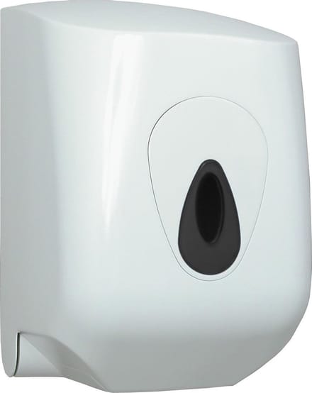 Poetsroldispenser midi - Wit - PlastiQline - Kunststof