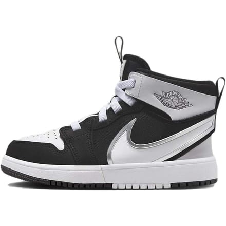 Air Jordan 1 Mid RM EasyOn PS 'Zwart Wit' 31 gray