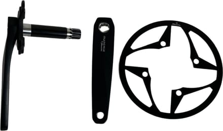 Mulitcycle Miranda Crankset links & rechts - Zwart - 170 mm - 104 mm