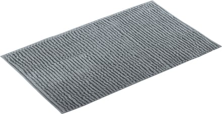 MSV Badmat - CHENILLE - Badkamermat - Microvezel - Grijs
