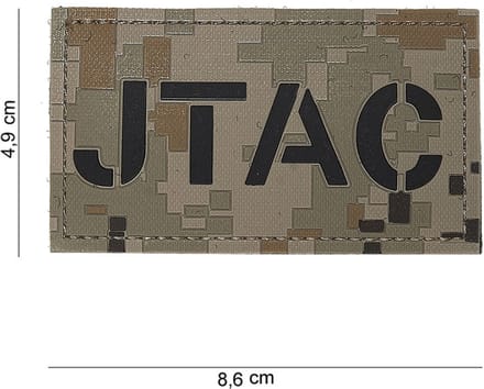 101 Inc Embleem 3D Pvc Jtac Dig. Desert  16102
