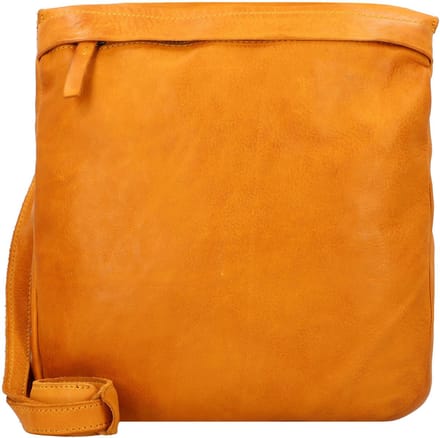 HAROLD'S Leren Schoudertas Submarine Shopper Zip Cognac Bruine