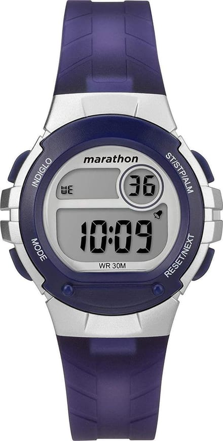 Timex TW5M32100 Horloge - Kunststof - Blauw - Ø 34 mm