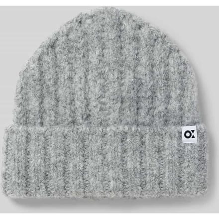 Beanie met labeldetail, model 'Acotta'
