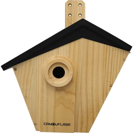 Camouflage EZ Birdbox Bird Nest with Built-in AI Wildcamera