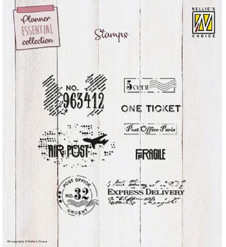 Clear Stamp, Vintage Labels