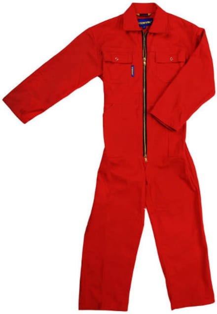 MM Eurotool Kinderoverall - Katoen - Elastische Taille - Rood - Maat 164