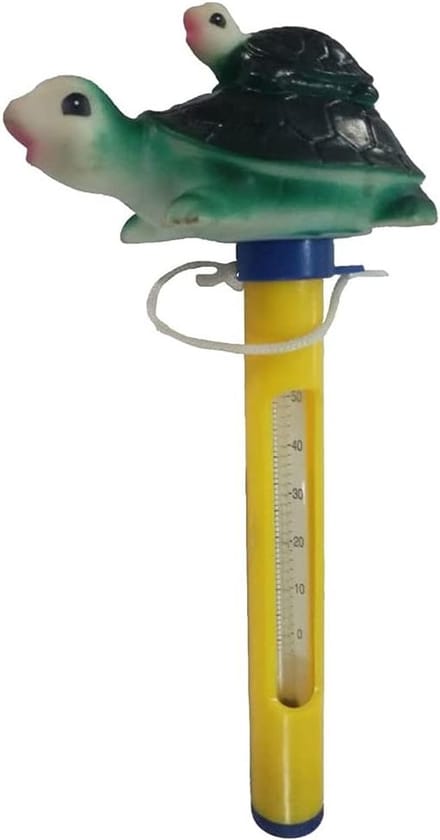 Stevige Drijvende Zwembad Thermometer voor Spa Temperatuur Groen