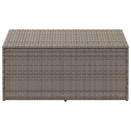 vidaXL - Tuinbox - 110x50x58 - cm - poly - rattan - grijs