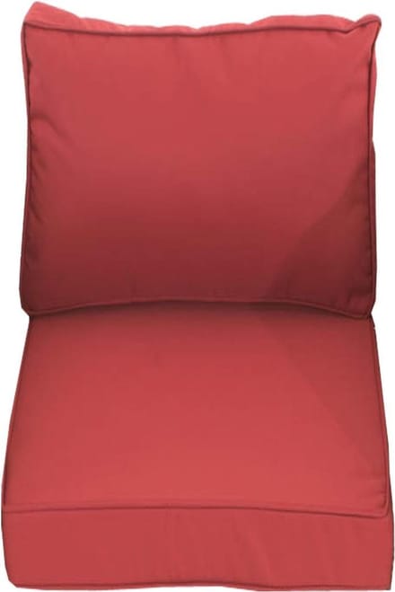 CLP Moss Kussenhoes fauteuil robijnrood