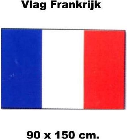 Vlag Frankrijk 90x150cm | Best Value