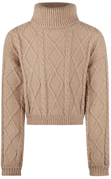 No Way Monday Meisjes Trui - Taupe