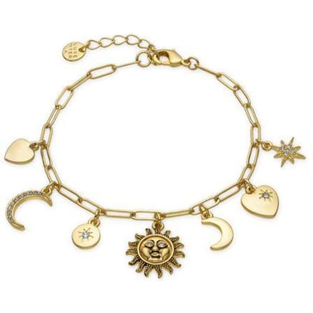 Bracelet - LUXENTER - Nafir - finition or jaune 18k - 16 cm + 3 cm d'extension - Style boho jaune