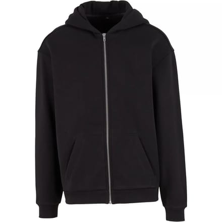 Hooded sweatshirt met rits Build Your Brand Loose Fit