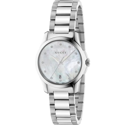 Gucci G-Timeless Dameshorloge met Moeder van Parel Wijzerplaat