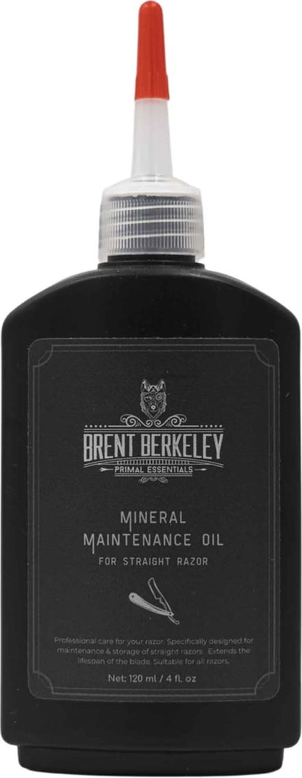Brent Berkeley's Minerale Onderhoudsolie voor Open Scheermes - 120ml