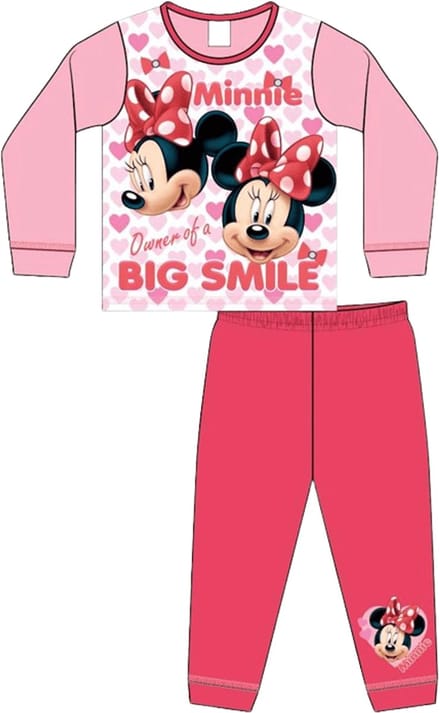 Disney Minnie Mouse Pyjama - Maat 104/110 - Big Smile - Meisjespyjama
