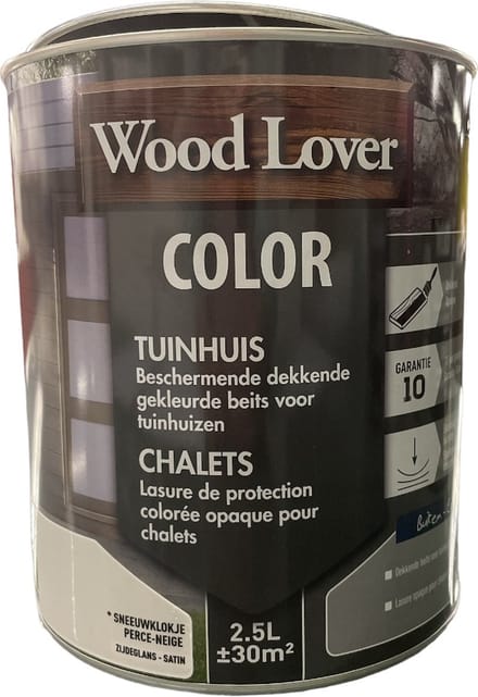 Woodlover Color - 2.5L - Snowdrop