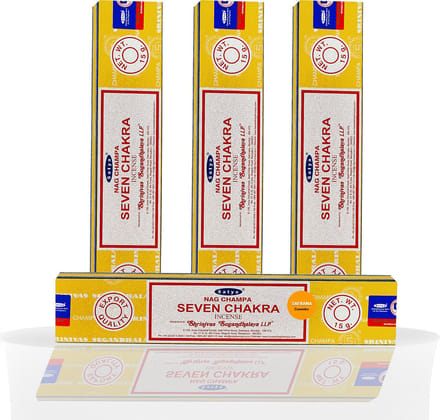 Wierookstokjes Satya Seven Chakra (los pakje van 15 gram)