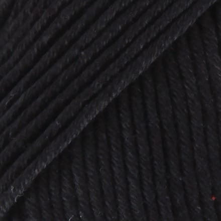 DROPS Muskat Uni Colour - 17 zwart - Katoen Garen
