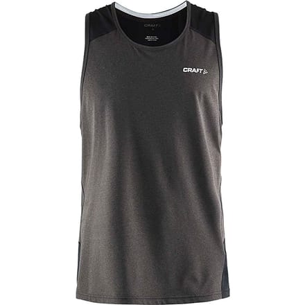 Craft Precise Racerback Maat XL - Heren (zwart gemêleerd)