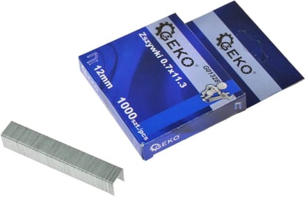 GEKO Nietjes - 12 mm lengte - 11,3 mm breedte - 1000 stuks