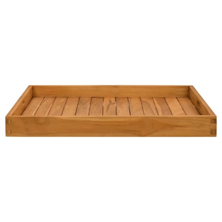 vidaXL - Dienblad - 70x70 - cm - massief - teakhout