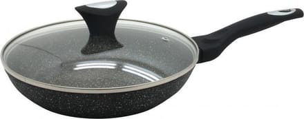 Klausberg 7192 -  koekenpan met deksel - Ø30 cm - Marmer coating - Alle warmtebronnen