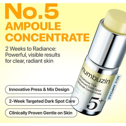 numbuzin - No.5 Glutathione TXA Advanced Dark Spot Ampoule Concentrate 10.7g