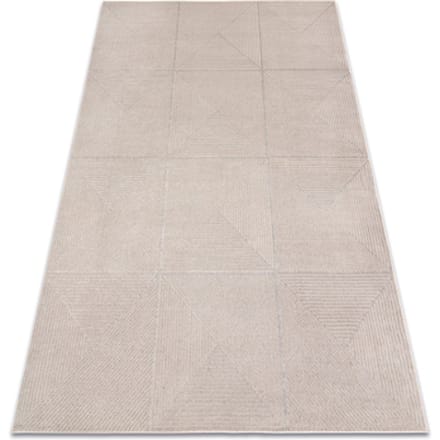 Kleden Rugsx Tapijt AURA J2624A beige - Geometrisch, structuree 80x150 cm