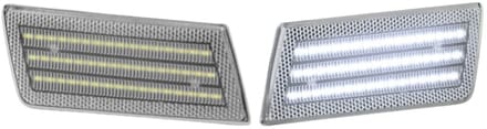 Dailygoody 2pcs LED vervangingslampen - helder wit licht - transparante schaal