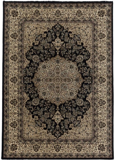 Bukhara – Klassiek Vloerkleed – Zwart