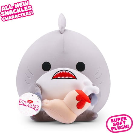 Zuru knuffel haai Snackles Core Fleur - pluche speelgoed 30cm.