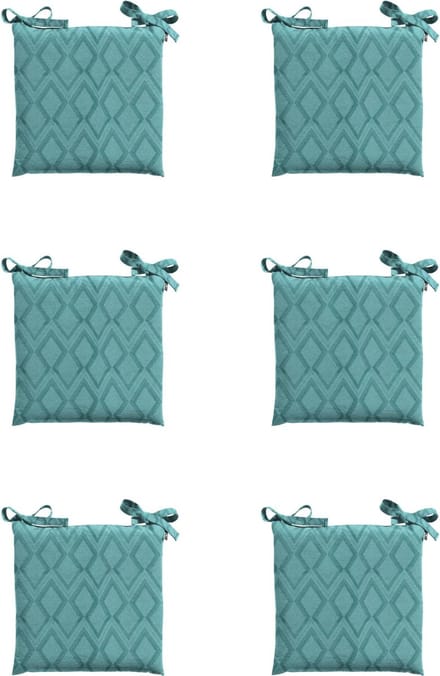 Madison - Zitkussen - Universeel - 6x - 46x46cm - Outdoor Graphic Blue