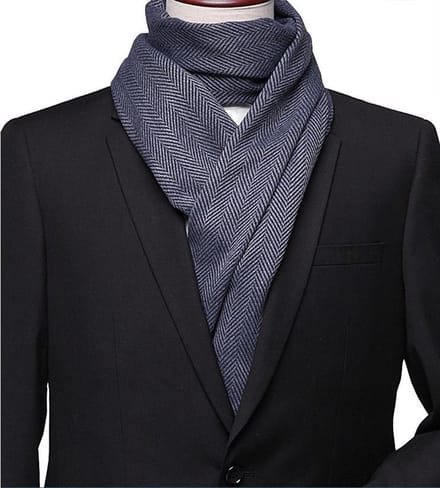 Sjaal Heren - Mannen - Blue Edition - 190 cm