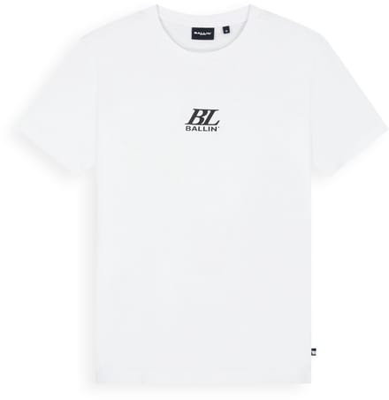 Ballin Amsterdam - Jongens Regular fit T-shirts Crewneck SS - White - Maat 8