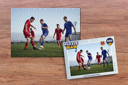 Puzzel Voetbalwedstrijd - Legpuzzel - Puzzel 500 stukjes