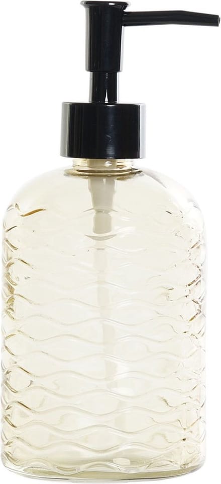 Items Zeeppompje - glas - geel - navulbaar - 450 ml - toilet/badkamer/keuken